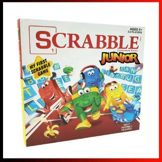 ภาพหน้าปกสินค้าเกมกระดาน scrabble junior crosswor 2-4 players ของเล่นสําหรับครอบครัว ที่เกี่ยวข้อง