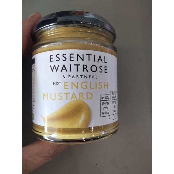 Waitrose Essential English Mustard sauce ซอส มัสตาร์ด เวทโทรส เอสเซน