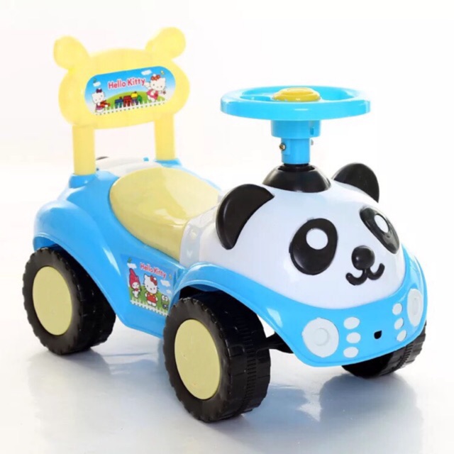 ภาพหน้าปกสินค้ารถขาไถ Panda มีเสียงเพลง  ขาไถ สีฟ้า Blue จากร้าน ttl88888 บน Shopee