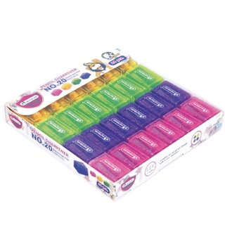 กบเหลาดินสอ Master Art 24 ตัว คละสีในกล่อง