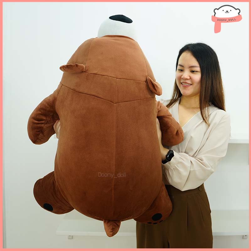 พร้อมส่ง-ตุ๊กตาหมีขี้เซา110cm-35นิ้ว-วิธีวัดดูในคลิปวีดีโอ