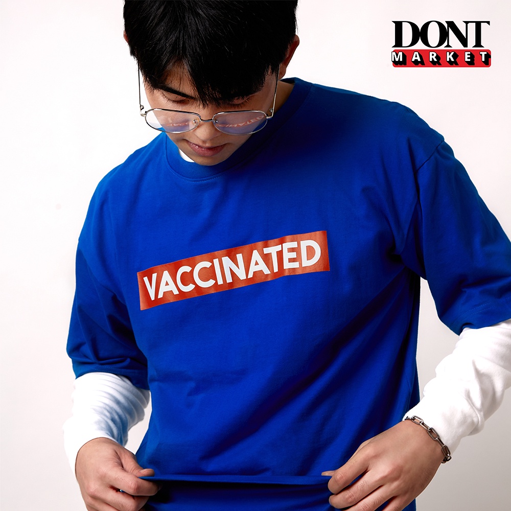 dont-vaccinated-oversize-tee-เสื้อยืดโอเวอร์ไซส์-vaccinated-รับฟรี-bior-guard-spray-และ-guard-refill