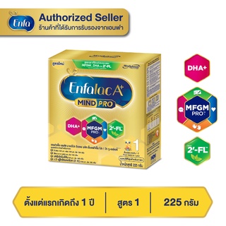 ภาพหน้าปกสินค้าEnfalac A+1 เอนฟาแล็ค เอพลัส มายด์โปร 2FL (สูตรใหม่) นมผง สูตร 1 รสจืด ขนาด 225 กรัม ที่เกี่ยวข้อง