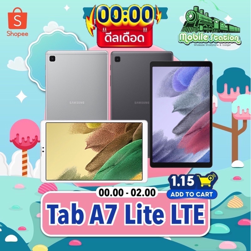 ภาพสินค้าSamsung Galaxy Tab A7 2020 LTE  WiFi 10.4" Snap 662 , Tab A7 Lite LTE 8.7" ศูนย์ไทย ผ่อน0% MobileStation จากร้าน mobilestationmbk บน Shopee ภาพที่ 8