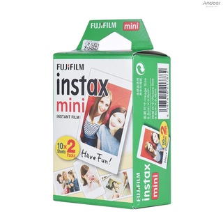 Fujifilm Instax Mini แผ่นฟิล์มกระดาษภาพถ่าย สีขาว สําหรับ Fujifilm Instax Mini 7s 8 25 70 90 9 11 20 แผ่น