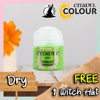 (Dry) NIBLET GREEN : Citadel Paint แถมฟรี 1 Witch Hat