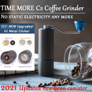 ภาพหน้าปกสินค้าTimemore Chestnut C2 เครื่องบดกาแฟมือหมุน Coffee Grinder Aluminum Manual Stainless steel Burr grinder Coffee bean ที่เกี่ยวข้อง