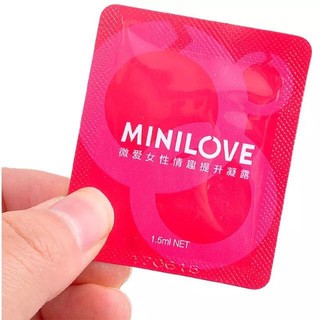 ภาพหน้าปกสินค้าเจลกระตุ้นอารมณ์หญิง MINILOVE 1.5 ml เจลหล่อลื่น, เจลกระตุ้นอารมณ์, เจลเพิ่มอารมณ์, เจล (จัดส่งไม่ระบุชื่อสินค้า) ที่เกี่ยวข้อง