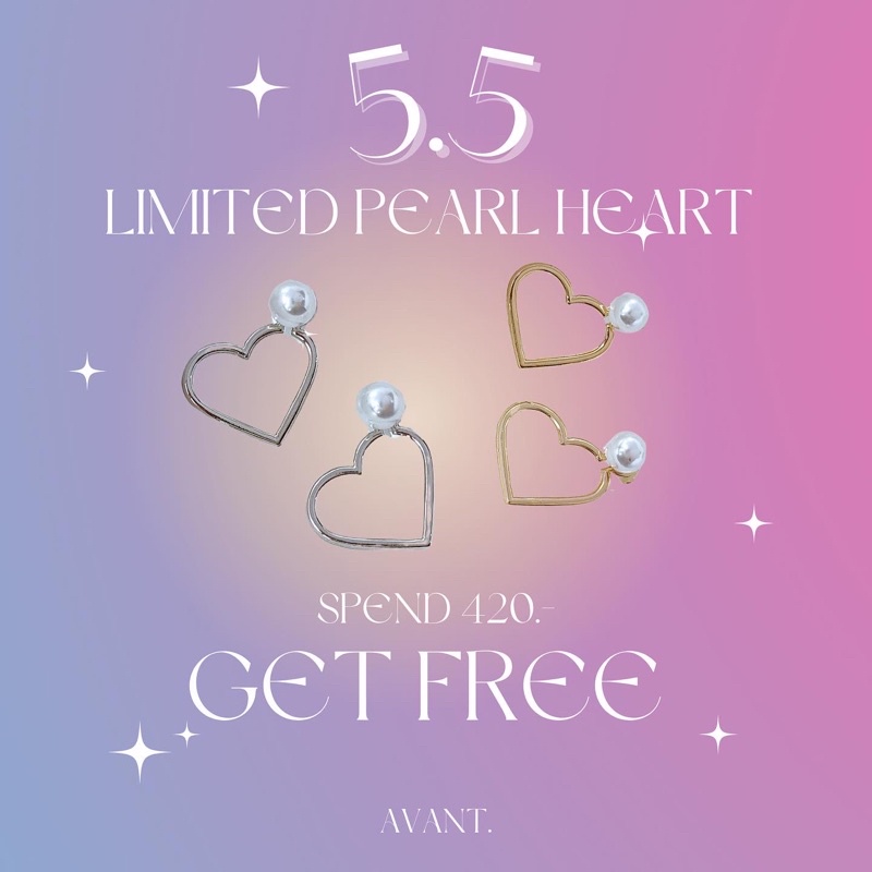 avantgarde-bkk-get-free-pearl-heart-earrings