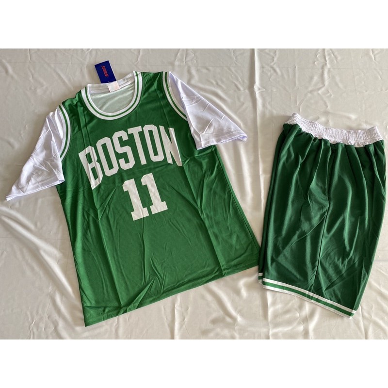 เสื้อบาสมีแขน-ชุดบาสมีแขน-ทีม-celtics-เบอร์11-พร้อมส่ง