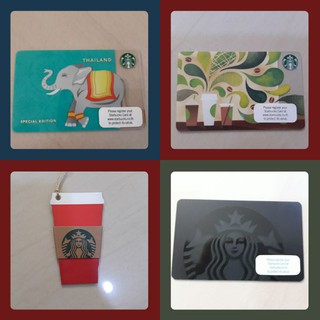 ภาพขนาดย่อของภาพหน้าปกสินค้าStarbucks card ไว้สะสม (ใช้แล้ว) limited จากร้าน bow1010 บน Shopee