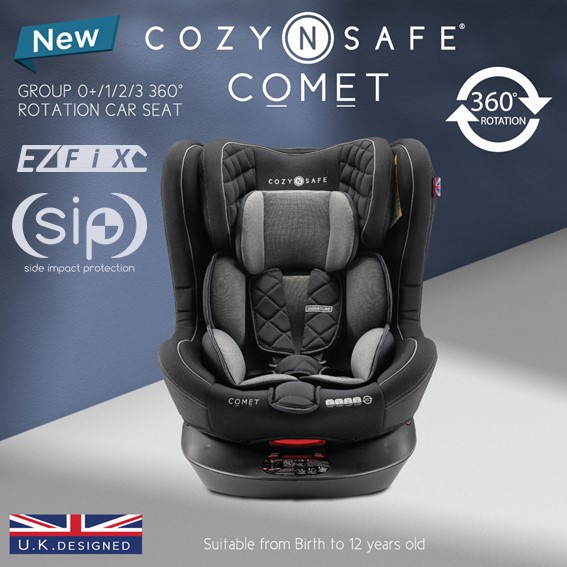 ภาพสินค้าCOZY N SAFE COMET คาร์ซีทหมุนได้ 360 องศา จากร้าน kiddopacific บน Shopee ภาพที่ 2