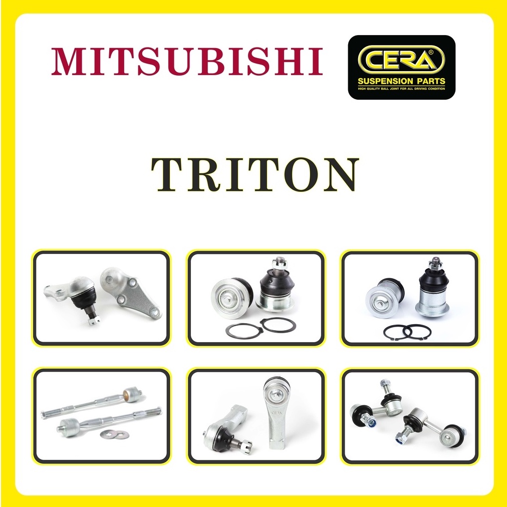 mitsubishi-triton-มิตซูบิชิ-ไทรทัน-ลูกหมากรถยนต์-ซีร่า-cera-ลูกหมากปีกนก-ลูกหมากคันชัก-ลูกหมากแร็ค-ลูกหมากกันโคลง