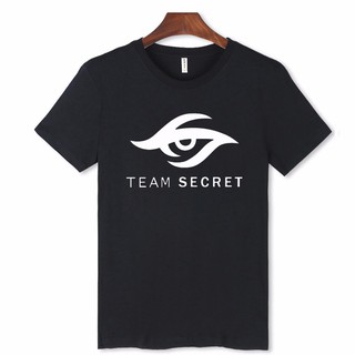 ราคาAlimoo เสื้อยืดผ้าฝ้าย พิมพ์ Team Secret in Dota 2 สำหรับผู้ชาย Big Size XXS-4XLS-3XL