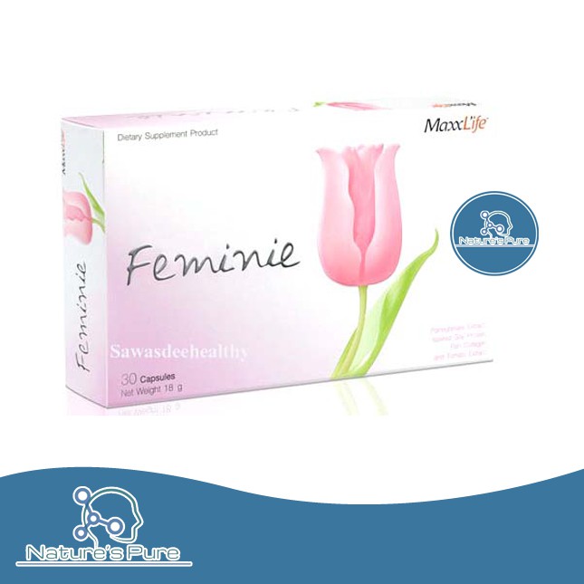 maxxlife-feminie-ผลิตภัณฑ์อาหารเสริมเพื่อผู้หญิงโดยเฉพาะ-30-capsules-1-กล่อง