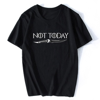 ราคาต่ำสุด!!GILDAN 【Bodybuilding Gym】เสื้อยืดคอกลม ผ้าฝ้าย 100% พิมพ์ลาย Not Today Arya Stark สไตล์ฮิปฮอป สตรีท สําหรับผ