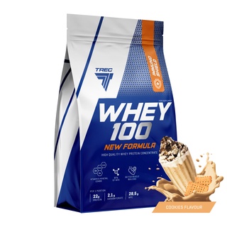 Trec Nutrition Whey100 Cookies 2,000 g เวย์โปรตีน เวย์โปรตีนคอนเซนเทรต ของแท้