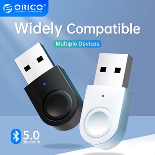 สินค้า Orico อะแดปเตอร์รับส่งสัญญาณเสียงเพลง บลูทูธ 5.0 USB รองรับ Windows 7 8 10 สําหรับลําโพงแล็ปท็อป PC