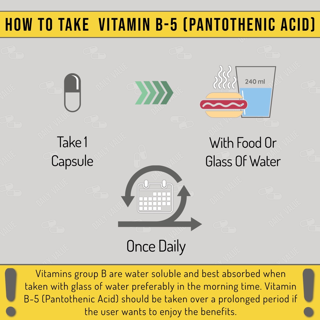 วิตามินบี-5-vitamin-b-5-pantothenic-acid-500-mg-by-now-foods