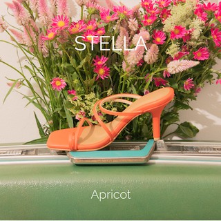 สินค้า Kaleofficial รองเท้าส้นสูง 3 นิ้ว รุ่น Stella สีส้ม