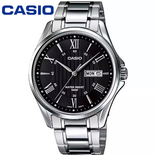 ราคาและรีวิวCasio นาฬิกาข้อมือผู้ชาย เลขโรมัน กันน้ำ 100M สายสแตนเลส รุ่น MTP-1384 ยังไม่มีคะแนน