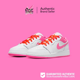 🔥ทักแชทรับโค้ด🔥 Nike Air Jordan 1 Low “Pinksicle” (GS) (DR9498-168) สินค้าลิขสิทธิ์แท้ Nike รองเท้า