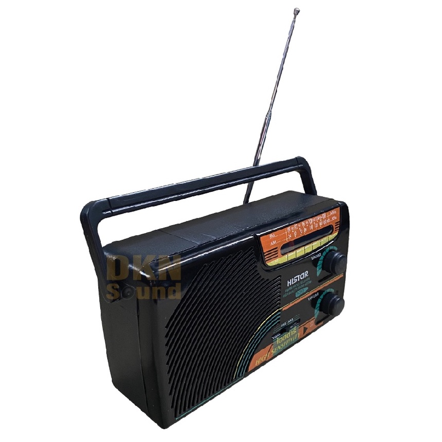ภาพหน้าปกสินค้าผลิตในไทย วิทยุไฮสตาร์ รุ่น 530 Histar FM AM (คละสี) ระบบไฟ DC ถ่าน 3 ก้อน ใช้กับหม้อแปลง 5V 1A ได้ เสียงดี  DKN Sound จากร้าน dkn_sound บน Shopee