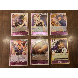 ภาพหน้าปกสินค้าOne piece card game R สีม่วง วันพีชการ์ดเกม แร์ ที่เกี่ยวข้อง