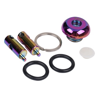 For CFMOTO 250NK 300NK 400NK 650NK Stainless Steel Motorcycle Engine Oil Cover Anti Theft Lock Fuel Tank Cap Multicolor