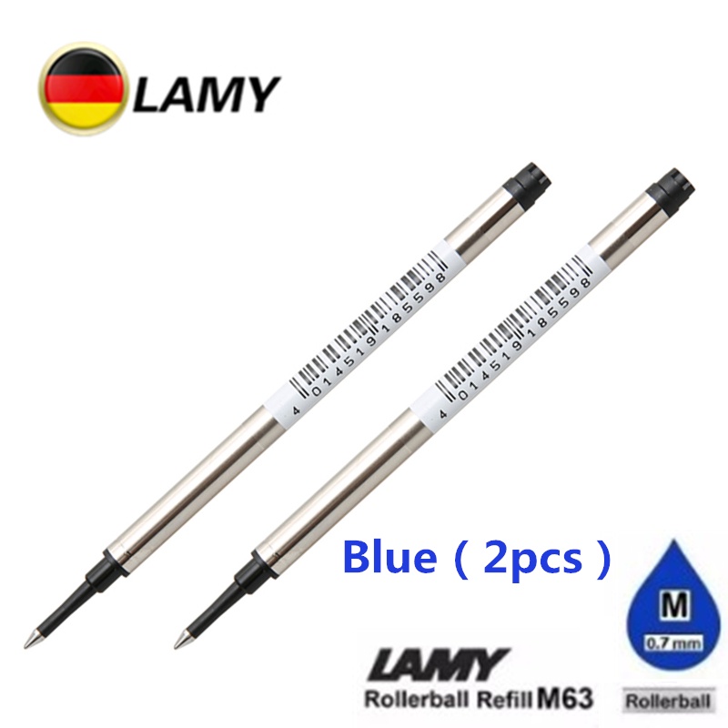 LAMY M63 ไส้ปากกาลามี่ 2 ชิ้น โรลเลอร์บอล หมึกดำ น้ำเงิน Nibs Lami 2 ...