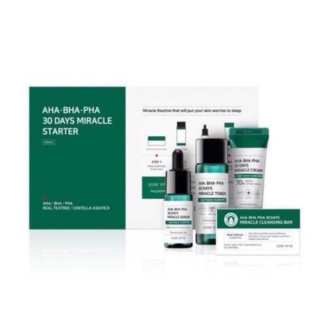 SOME BY MI AHA-BHA-PHA 30 Days Miracle Starter Kit | Shopee Thailand