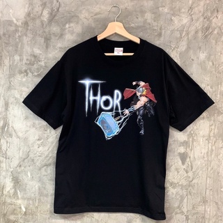 Thor Marvel T-shirt เสื้อลายธอร์ เทพเจ้าสายฟ้า เสื้อยืดมาร์เวล ลิขสิทธิ์แท้100%