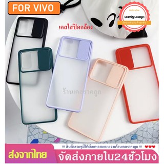 เคสใสปิดกล้อง เคส Vivo Y50 Y30 Y11 Y12 Y15 Y17 Y19 V19 เคสวีโว่ เคสใส Vivo เคสกันกระแทก เคสราคาถูก case เคสปิดกล้อง