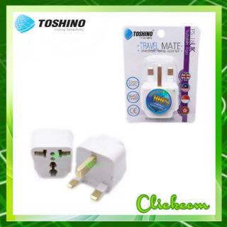 สินค้า Toshino ปลั๊กแปลงขา UK/ HONG KONG รุ่น PS-18UK