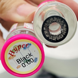 Hyper Black (2) Kitty Kawaii บิ๊กอาย สีดำ -10.00 ตาโต โทนแบ๊ว Contact Lens Bigeyes คอนแทคเลนส์ ค่าสายตา สายตาสั้น แฟชั่น