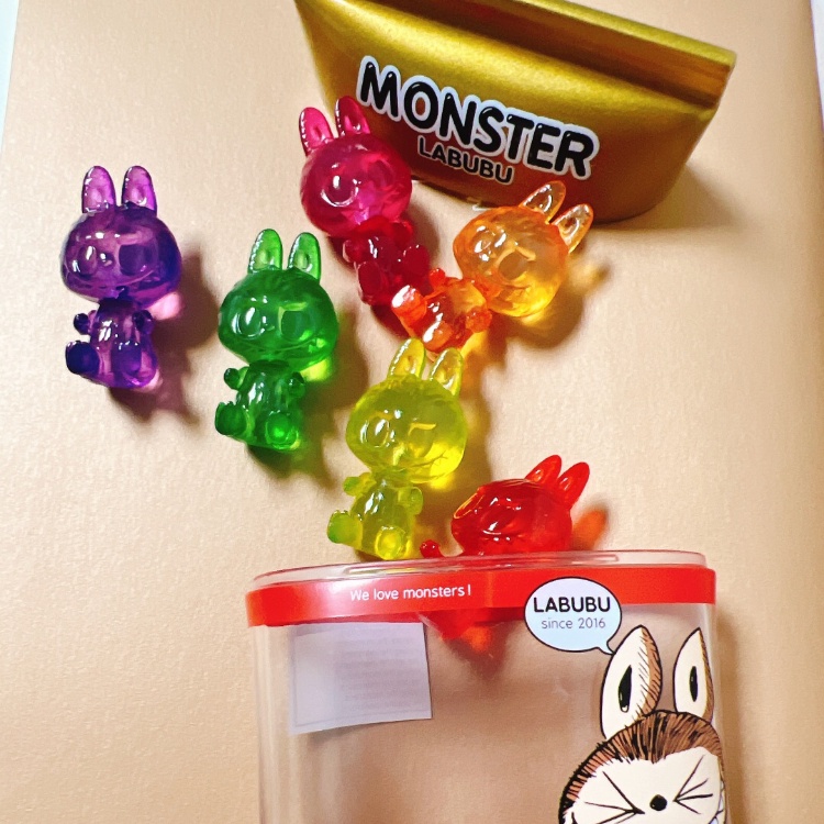 ของแท้-popmart-labubu-the-monsters-candy-series-ชุดกล่องสุ่ม-ตุ๊กตาฟิกเกอร์ซ่อน-12-แบบ