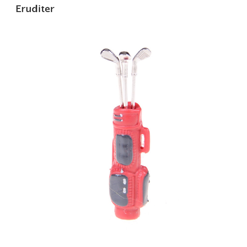 eruditer-อุปกรณ์เสริมกีฬากอล์ฟจิ๋ว-สําหรับบ้านตุ๊กตา-1-ชุด