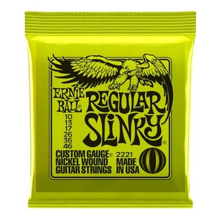 สายกีตาร์ไฟฟ้า Ernie Ball Regular Slinky 2221 Nickel Guitar Strings 10-46