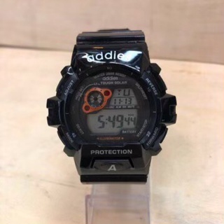 นาฬิกาข้อมือชาย addies เครื่องญี่ปุ่นระบบQuartz Hybrid Analog Digital สายและเรือนซิลิโคนทรงกลม40มม.Water resistance2ATM