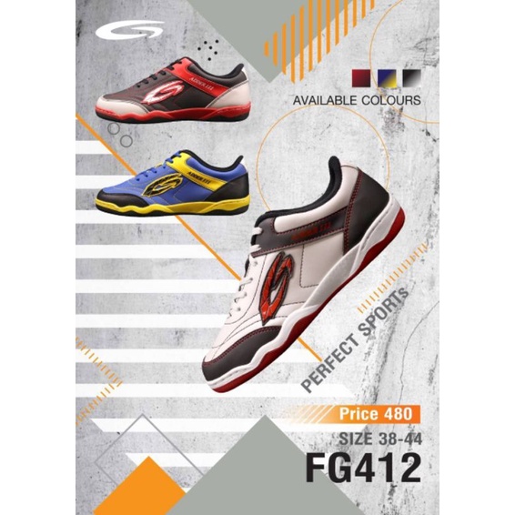 ภาพหน้าปกสินค้าส่งไว   ราคา    %   Giga รุ่น FG412 รองเท้าฟุตซอล​ ไซส์​ : 39 - 44 จากร้าน angpaoshoes บน Shopee