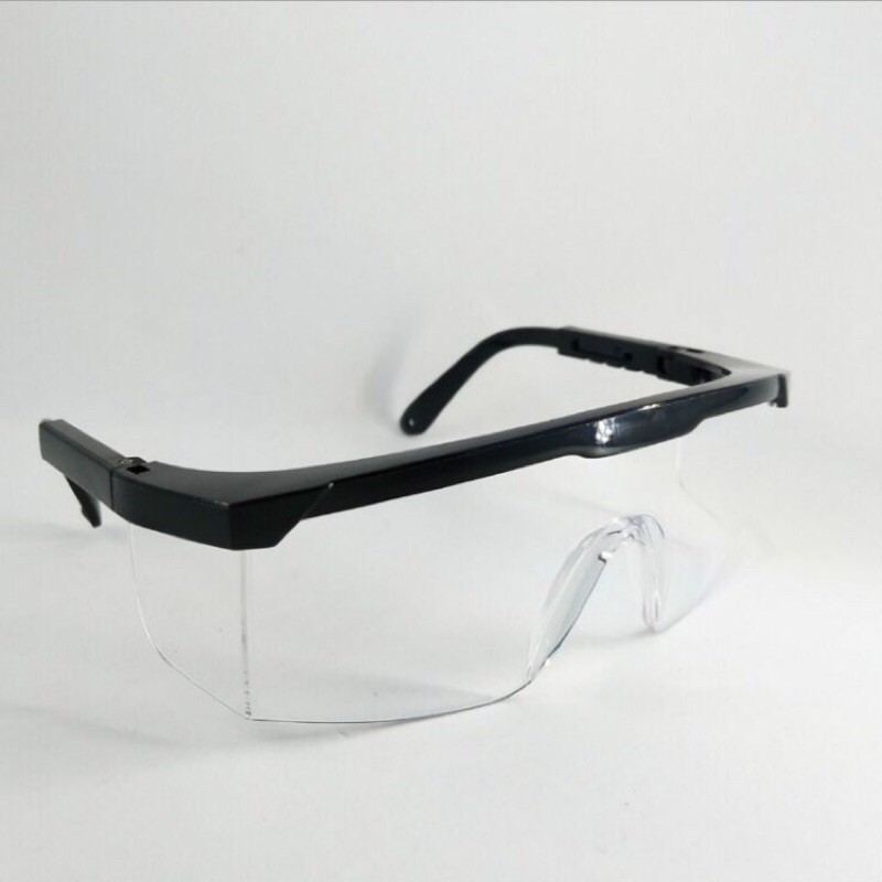 ภาพหน้าปกสินค้าkingshopping แว่นตากันสะเก็ด แว่นตานิรภัย ป้องกันฝุ่นละอองต่างๆ แว่นตากันเชื้อ สีใสA86 จากร้าน kingshoppin บน Shopee