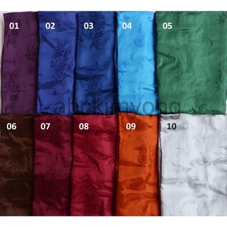 ภาพขนาดย่อของภาพหน้าปกสินค้ากางเกงแพร กางเกงนอน เอวยางยืด L XL XXL 10 สี จากร้าน abckimyong บน Shopee ภาพที่ 2