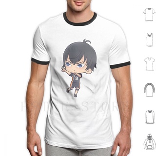 เสื้อยืดผ้าฝ้าย พิมพ์ลายอนิเมะ Haikyuu Haikyu Kageyama Hinata Kenma Oikawa Chibi Karno BPalfk65GDijfo12 สําหรับผู้ชาย 6ส