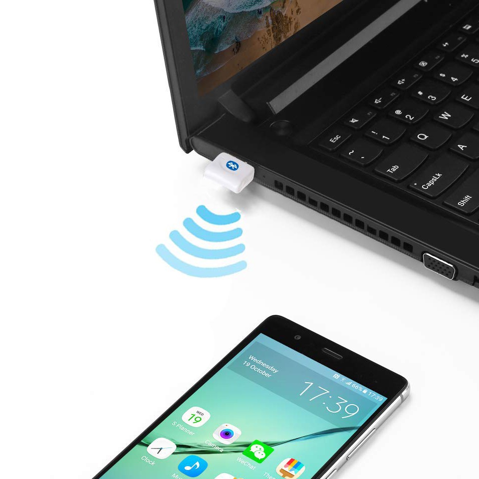 ภาพสินค้าใหม่ล่าสุด  ตัวรับสัญญาณบลูทูธ CSR Bluetooth 4.0 USB adapter for PC LAPTOP WIN XP VISTA 7 (Black) จากร้าน xe.accessories บน Shopee ภาพที่ 5