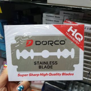 ภาพหน้าปกสินค้าใบมีดโกน ยี่ห้อ DORCO มีดโกนหนวด 2 คม Dorco Stainless Blade ที่เกี่ยวข้อง