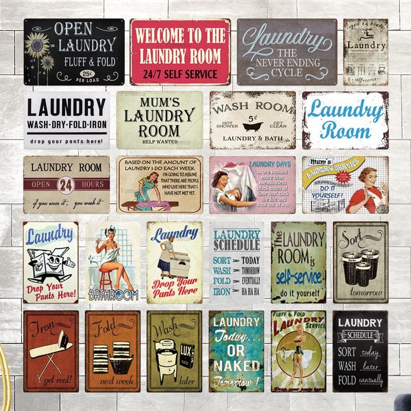 laundry-room-decor-vintage-tin-sign-tin-sign-plaque-metal-vintage-retro-metal-sign-wall-decor-for-laundry-room