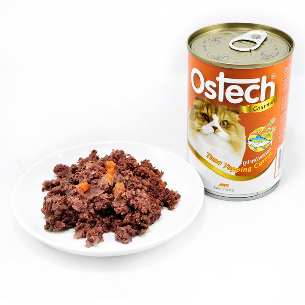 ภาพหน้าปกสินค้าอาหารกระป๋องแมวออสเทค(Ostech),ไพร์ม(Prime) 400 g. จากร้าน khun4949 บน Shopee
