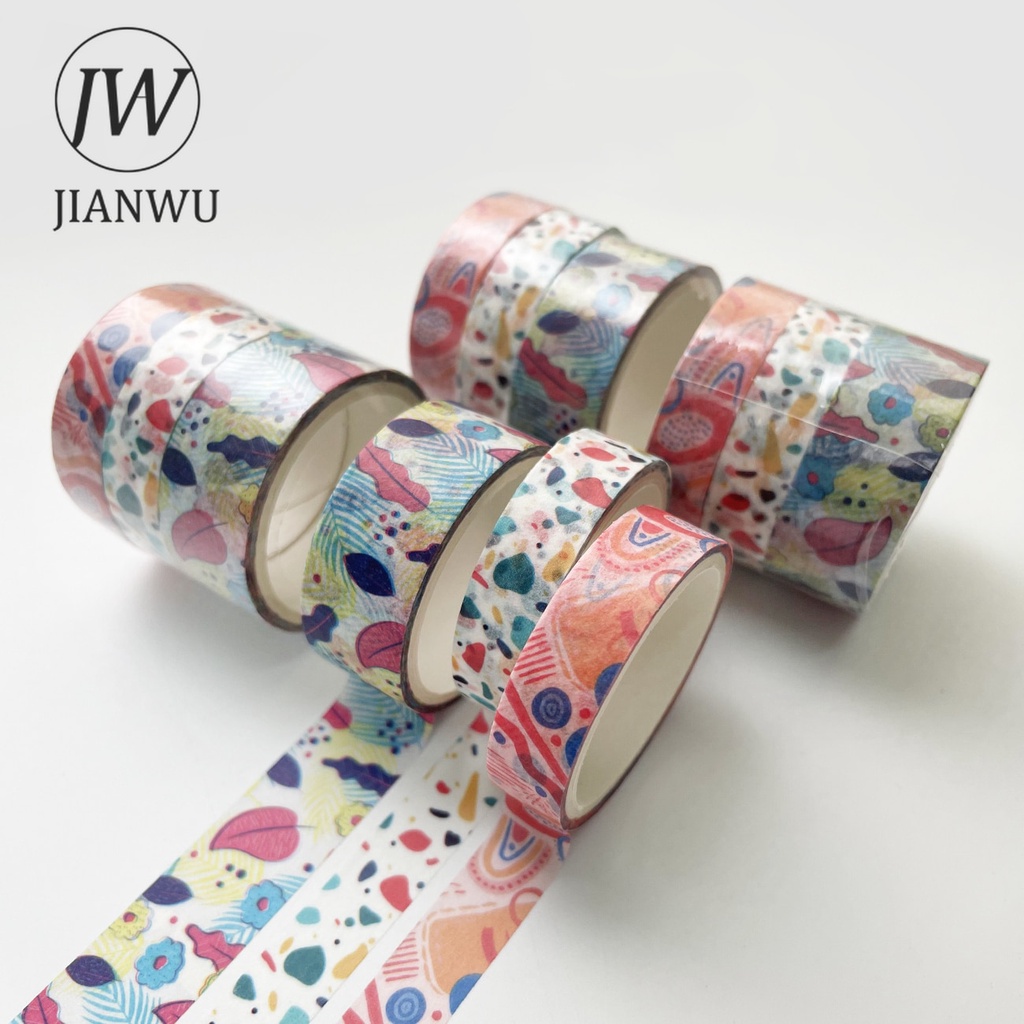 jianwu-3-ชิ้น-เซต-สร้างสรรค์-เรียบง่าย-เทปวาชิ-รวมกัน-diy-สมุดไดอารี่-ตกแต่งวัสดุ-เทปกาว-คาวาอี้-เครื่องเขียน