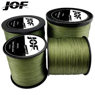 Jof 4 strands 300M สายการประมงสายถักสำหรับสายการประมง multifilament ปลาคาร์พสายการประมงปลาคาร์พ PE สายปลาถัก