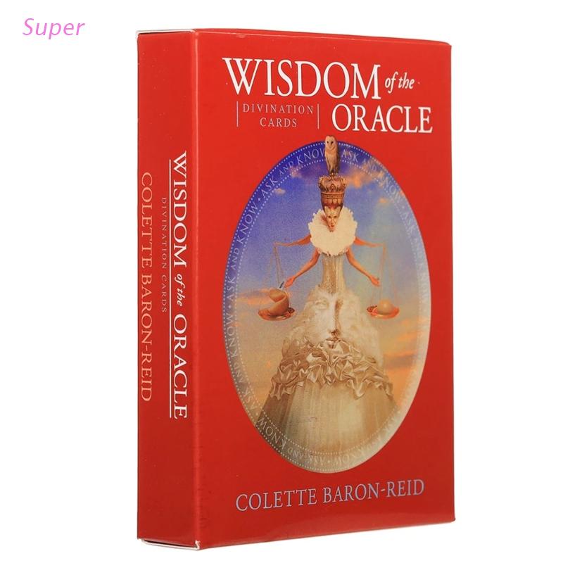 Super Wisdom of the Oracle Divination Cards 52Card Deck Tarot English Version Family Party